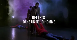Reflets dans un œil d’homme